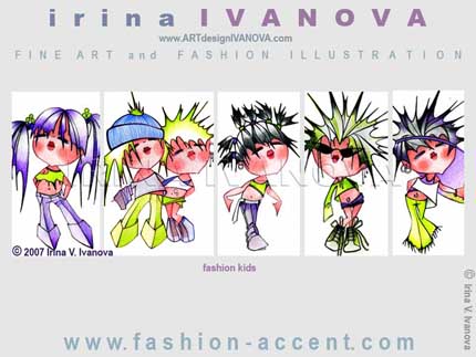 fashion -accent. fashion kids by Irina Ivanova
