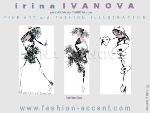 Fine art and fashion illustration by Irina V. Ivanova